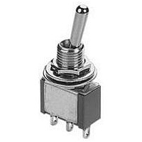 Toggle Switch, Miniature, SPDT, ON-NONE-ON, Lug, Threaded, RoHS Compliant