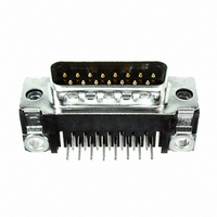 D SUB CONNECTOR, STANDARD, 15POS, PLUG