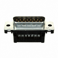 D SUB CONNECTOR, STANDARD, 15POS, PLUG