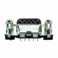 D SUB CONNECTOR, STANDARD, 9POS, RCPT