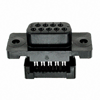 D SUB CONNECTOR, STANDARD, 9POS, RCPT