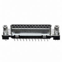 D SUB CONNECTOR, STANDARD, 25POS, RCPT