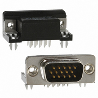 D SUB CONNECTOR, STANDARD, 15POS, PLUG