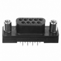 D SUB CONNECTOR, STANDARD, 9POS, RCPT