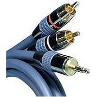 RCA STEREO AUDIO CABLE, 6FT, BLUE