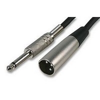 CABLE, XLR P TO JACK 2P P, 3M