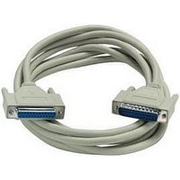 COMPUTER CABLE, SERIAL, 15FT, PUTTY