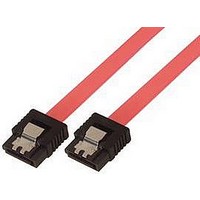 COMPUTER CABLE, SATA, 12IN, RED