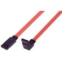 COMPUTER CABLE, SATA, 0.5M, RED