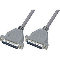 COMPUTER CABLE, SERIAL, 10FT, GRAY