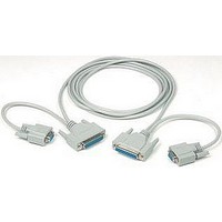 COMPUTER CABLE, SERIAL, 10FT, GRAY