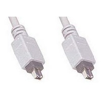 COMPUTER CABLE, IEEE 1394, 15FT, WHITE