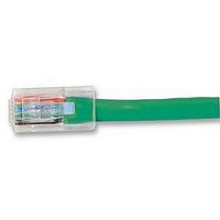 LEAD, CAT6 UNBOOTED UTP, GREEN, 1M