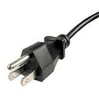 POWER CORD, NEMA5-15P, 79IN, 10A, BLACK