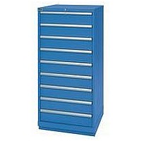 CABINET, MODULAR, 9 DRAWER, STEEL