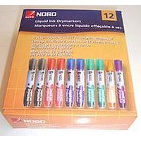 MARKER, DRY, ASSORTED, PK12