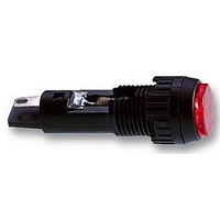 SIGNAL LAMP, RED LED, RED LENS