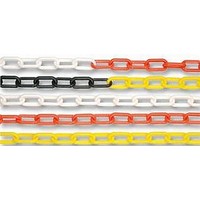 CHAIN, 6MM, 25M PACK, RED/WHITE