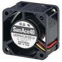 AXIAL FAN, 40MM, 12VDC, 350mA