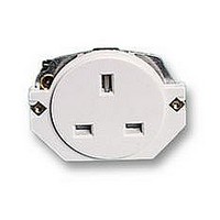 SOCKET, 13A, PANEL MOUNT