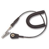 GROUND CORD, COILED, 1M