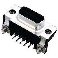 D SUB CONNECTOR, STANDARD, 50POS, RCPT
