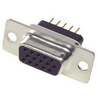 D SUB CONNECTOR, STANDARD, 78POS, RCPT