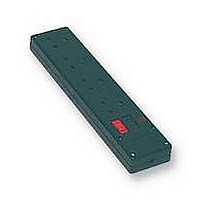 DISTRIBUTION BOARD, 4WAY, 13A, BLACK