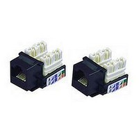 CAT5 RJ45 MODULAR JACK, 8POS, 1 PORT