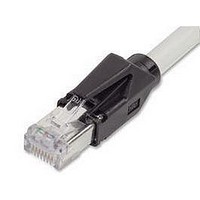 CAT5E RJ45 MODULAR PLUG, 8POS, 1 PORT