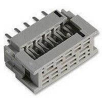 CONN PLUG 14POS DIP TIN GRAY