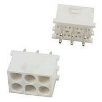 PLUG & SOCKET CONN, HEADER, 6POS, 6.35MM