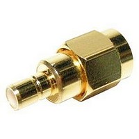 RF/COAXIAL ADAPTER, SMA PLUG-SSMB JACK