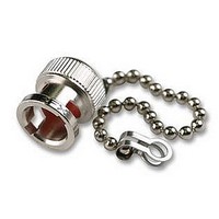 STRAIGHT CAP W/CHAIN, BNC MALE CONNECTOR