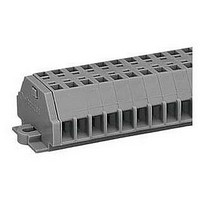 TERMINAL BLOCK DIN RAIL, 12POS, 28-16AWG