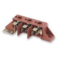 TERMINAL BLOCK, TAB, 3POLE, 40A