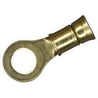 TERMINAL, RING TONGUE, #10, CRIMP