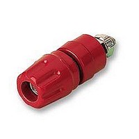 SOCKET, 4MM, RED, PK5