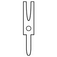 TERM TEST POINT SLOTTED .035"DIA