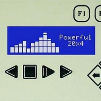 LCD Character Display Modules Blue Background White Text