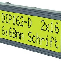 LCD Character Display Modules Yl/Grn Contrast Yl/Grn LED Backlight