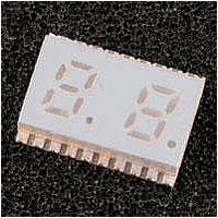 LED Displays HI EFF RED DIFFUSED 2 DIGITS