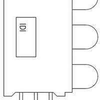 LED Circuit Board Indicators 3 UP R/A T1 LED SHROUDED CBI