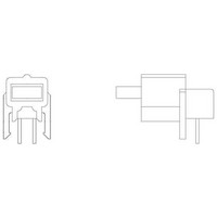 LED Circuit Board Indicators YELLOW DIFFUSED RIGHT ANGLE