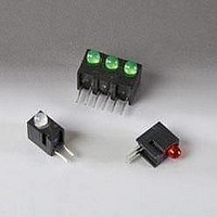 LED Circuit Board Indicators LED Assmbly Grn Single Level 565nm