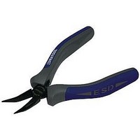 PLIER, SNIPE NOSE, BENT, ESD, 130MM