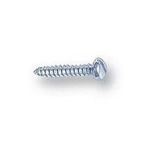 SCREW, SLT, PAN, STEEL, BZP, #8X1/2