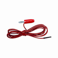 PATCHCORD SQ SCKT-BANA PLUG RED