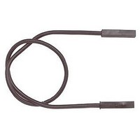 CORD .025 SQ PIN RCPT 24" BLACK