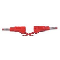 TEST LEAD, SINGLE, RED, 100CM, 1200V